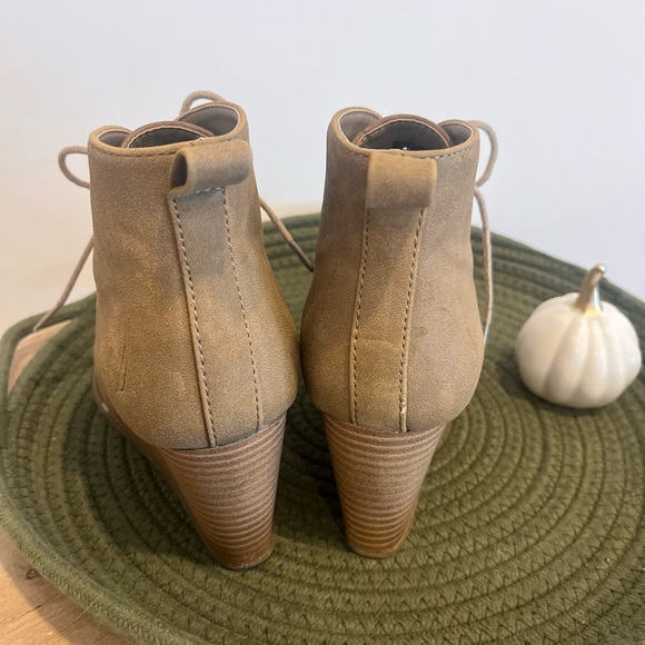 Wedge Lace Up Booties - Picture 5 of 15